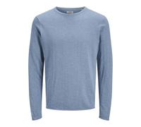 JJ REBEL Jrebnature Slub Knit Crew Neck, Denim Sbiadito, L Uomo