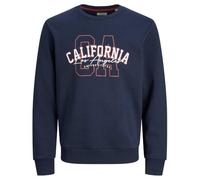 JJ REBEL Jrebnewyork Sweat Crew Neck SN Maglia di Tuta, Capitano Sky, L Uomo