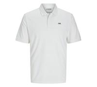 JJ REBEL Jrebrebel Logo Polo SS, Bianco, M Uomo
