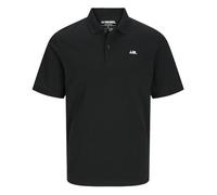 JJ REBEL Jrebrebel Logo Polo SS, Nero, L Uomo