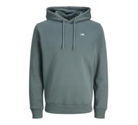 JJ REBEL Jrebrebel Logo Sweat Hood Noos Felpa con Cappuccio, Goblin Blu, S Uomo
