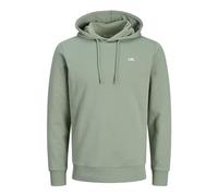 JJ REBEL Jrebrebel Logo Sweat Hood Noos, Iceberg Green, L Uomo
