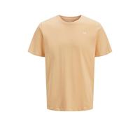 JJ REBEL Jrebrebel Logo Tee SS Crew Neck Noos, Apricot Ice, S Uomo