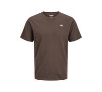 JJ rebel Jrebrebel Logo Tee SS Crew Neck Noos, Nero, XXL Uomo