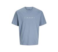 JJ REBEL Jrebrocky Logo Tee SS Crew Neck, Windward Blue, S