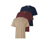 JJ Rebel Maglietta beige / blu notte / rosso vino Uomo JJ Rebel S beige / blu notte / rosso vino