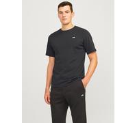 JJ Rebel - T-shirt nera con logo piccolo sul petto-Nero M
