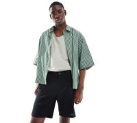 JJ Rebel - Pantaloncini neri in lino-Nero 2XL