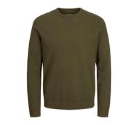 JJ Rebel Pullover 'JREBCALLUM' verde scuro Uomo - PROMO - Pullover e cardigan - Pullover - Pullover girocollo JJ Rebel M