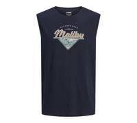 JJ REBEL Sleeveless Tee Jrebbill-Maglietta Senza Maniche, Sky Captain, XS Uomo