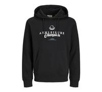 JJ REBEL Sweat Hood Jrebgrant-Felpa con Cappuccio, Nero, M Uomo