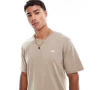 JJ Rebel - T-shirt beige con logo sul petto-Neutro XL