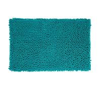 JJA - Tappeto Maxi ciniglia, 50 x 80 cm, colore: Turq
