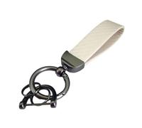 JjAaYy Custodia per Chiave Auto e Portachiavi Portachiavi per Auto per Lincoln MKC MKS MKT(232) MKT(223) MKX MKZ.,D/Beige