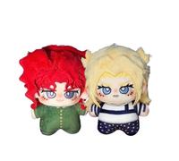 JJBA - Johnny Joestar Peluche Ciondolo anime Kakyōin Noriaki Stuffed Soft Plush Figura Mini Anime, zaino per la scuola, regalo 10 cm, 2 pezzi