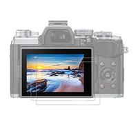 JJC (2 Pack) Pellicola Proteggi Schermo in Vetro Temperato per Nikon Z fc, Z30, Olympus OMD OM5 OM5 MarkII E-M1X E-M1 E-M1II E-M10 E-M10II E-M10III E-M10IV E-M5 E-M5II E-M5III PEN-F E-P5 E-P7 E-PL7