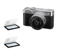 JJC 2 pellicole protettive per schermo compatibili con fotocamera digitale Fujifilm X-E5, durezza 9H, in vetro temperato, anti-polvere, anti-impronte, antigraffio (installazione ad assorbimento