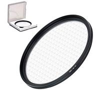 JJC 67 mm 6 punti filtro stella con custodia protettiva per Canon Nikon Pentax Olympus Sony Panasonic Fujifilm DSLR - filtri lenti in vetro ottico con telaio in lega di alluminio