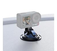 JJC Action Cam Supporto a ventosa per auto DJI Osmo Action 5 Pro/4/3 & Hero 13/12/11, supporto a ventosa con 1/4 20 viti per Insta360 X5 & Osmo 360