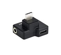 JJC Adattatore da USB C a jack audio da 3,5 mm per fotocamera DJI Osmo Action Sport