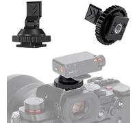 JJC Adattatore di montaggio a slitta fredda per DJI Mic Mini con 1/4"-20, adattatore per slitta fredda in ABS resistente, angolo regolabile, accessori hot shoe per fotocamera DSLR Vlogging