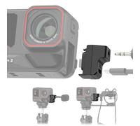 JJC Adattatore microfono per Insta 360 Ace Pro/Pro 2 convertitore microfono esterno