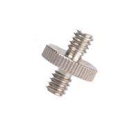 JJC Adattatore per filettatura JJC con 2x filettatura esterna da 1/4 di pollice - acciaio