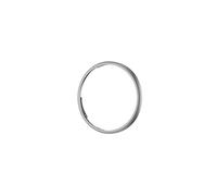 JJC Anello Decorativo in Metallo Compatibile con Fotocamera Ricoh GR III GR3 GRIII HDF, Sostituisce Anello Originale Ricoh o Accessorio GN-1 (Argento)