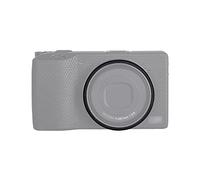 JJC Anello di protezione per lenti in metallo per fotocamera digitale Ricoh GR IIIx, sostituire originale Ricoh GN-2, nero