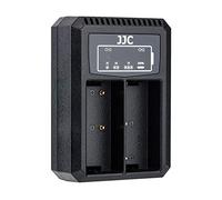 JJC Caricabatteria doppio USB per Olympus OM-D E-M1X, E-M1 Mark II, E-M1 Mark III, ecc. Fotocamere per Olympus BLH-1 Batteria