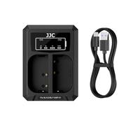 JJC Caricabatteria Doppio USB per Panasonic Lumix DC-L10, DC-S5, S5 II, S5 IIX, GH6 GH5s GH5 GH4 GH3, Sigma sd Quattro, sd Quattro H Telecamere Sostituisce Panasonic DMW-BLF19 Sigma BP-61