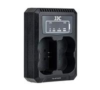JJC - Caricabatteria USB doppio per fotocamera Fujifilm X-S20, X-H2, X-H2S, X-T5, X-T4, GFX50SII, GFX100S, GFX100SII, GFX100II Mirrorless compatibile con Fuji NP-W235 agli ioni di litio