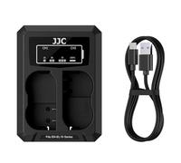 JJC Caricabatterie USB-C Dual compatibile con Nikon Zf Z7II Z7 Z6III Z6II Z6 Z5II Z5 D850 D780 D750 D610 D600 D500 D7500 D7200 D7100 D7000 Fotocamere Sostituisce Nik. EN-EL15/EL15. 15a/EL1 Batteria da