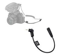 JJC Cavo Adattatore per Microfono Audio 3,5mm Femmina a Maschio da 2,5mm per Fuji X100VI X100V X100F X100T X-PRO2 X-T1 X-E3 X-T30II X-T30 X-T20 X-T10 X-PRO3 X-T100 X-E2S X-E2 X-E1 e XF10 ecc. Camera