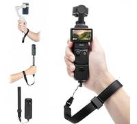JJC Cinghia da polso con vite da 1/4"-20 per DJI OSMO Pocket 3 e Insta360 X5 X4 X3 e Hero 13/12/11, cinturino da polso per fotocamera Canon, Nikon, Sony, Fujifilm, Olympus, DSLR e mirrorless
