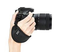 JJC Cinturino da polso per fotocamera in microfibra Cinghia da polso Tracolla per fotocamera Nikon Canon Olympus Sony Fujifilm DSLR SLR