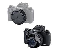 JJC Copriobiettivo Automatico con Hot Shoe Slitta Flash Cover per Canon Powershot G1 X Mark III