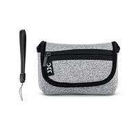 JJC Custodia per fotocamera compatta in neoprene con cinghia da polso per Sony RX100 III IV V VA VI VII Z-V1 per Ricoh GR IIIx III II per Canon G7X Mark III II per Olympus TG-5 TG-4 TG-3 (grigio)