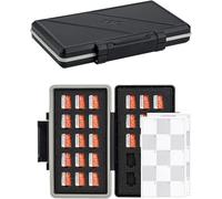 JJC Custodia per scheda di memoria impermeabile per micro SD/SDXC/SDHCSD Cadr, custodia per schede di memoria