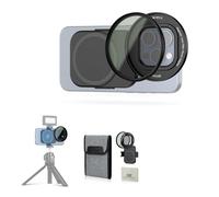JJC Filtro CPL da 67 mm per iPhone, kit adattatore polarizzatore circolare magnetico compatibile con iPhone 16 15 14 Pro Max Plus con vite da 1/4" e supporto per scarpa per registrazione video