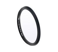 JJC Filtro UV ultra sottile da 49 mm con protezione ultravioletta multistrato per obiettivo Canon Sony DSLR con filettatura da 49 mm (nero)