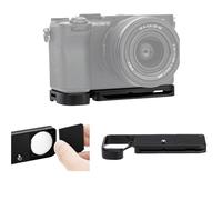 JJC GP-X2 Metal Hand Grip Extension Bracket for Sony A7CII A7C II A7CR A7C R Camera for Airtag Holder Anti-Slip Pad with Arca Swiss Quick