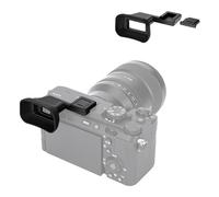 JJC Grandi Estese in Morbido Silicone Oculare per Sony A7CII A7CR ILCE-7CM2 ILCE-7CR (Installato e Protetto con Fotocamera Hot Shoe)