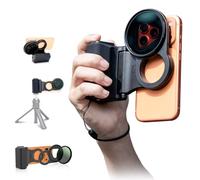 JJC Handgirp - Filtro magnetico per telefono, filtro CPL da 67 mm, kit 3 in 1 per iPhone 17 Pro Max/16 Pro Max/15 Pro Max/14 Pro Max, set di filtri magnetici a scatto per fotocamera