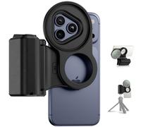 JJC Handgirp magnetico 2 in 1 stile DSLR e adattatore filtro 67 mm per iPhone 17 Pro Max 16 Pro Max 15 Pro Max 14 Pro Max - montaggio filtro 67 mm, telecomando Bluetooth, impugnatura