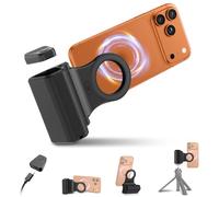 JJC Handgirp magnetico in stile DSLR con telecomando Bluetooth, impugnatura a scatto per iPhone 17 16 15 14 13 12 serie e più Android, Verstile Desk Stand