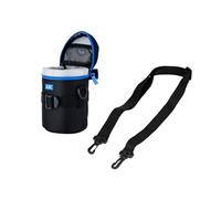 JJC Impermeabile Sacchetto per Lenti Deluxe con Tracolla Misura il Diametro Dell'obiettivo e l'altezza Inferiore a 80 x 135mm (3.1 x 5.3”) (Vedi Descrizione per la Compatibilità)