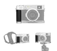 JJC Impugnatura a L per Fuji X100V X100F, Piastra Arca Swiss, ARGENTO