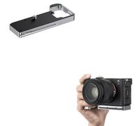 JJC Impugnatura in metallo a forma di L compatibile con Sony A7C II, A7C R, foro 1/4-20, tipo Arca, impugnatura compatibile con Apple AirTag, migliora la sensazione manuale, sostituisce GP-X2