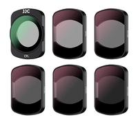JJC Kit di 6 filtri magnetici ND CPL compatibili con DJI Osmo Pocket 3, ND8 ND16 ND32 ND64 ND256 a densità neutra PL polarizzanti multi rivestito filtri HD portatili, accessori per action camera Osmo